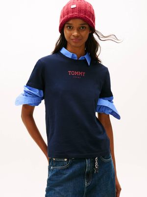 Bluzka damska młodzieżowa Tommy Jeans ze sklepu: Gomez Fashion Store w kategorii: Bluzki damskie - zdjęcie 874714-BD9-10338_TM261W000031072