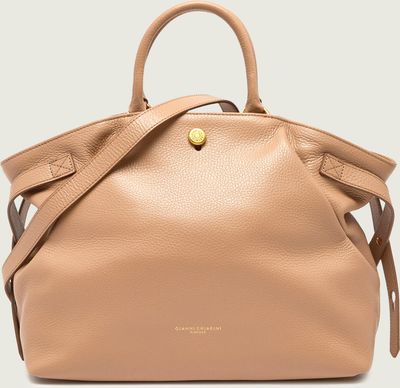 Shopper bag elegancka GIANNI CHIARINI ze sklepu: Gomez Fashion Store w kategorii: Torby Shopper bag - zdjęcie 874714-BD9-10338_GH261W000010104