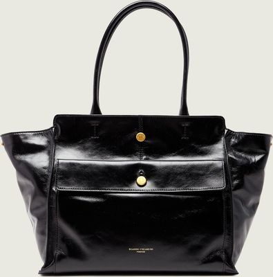 Shopper bag elegancka GIANNI CHIARINI ze sklepu: Gomez Fashion Store w kategorii: Torby Shopper bag - zdjęcie 874714-BD9-10338_GH261W000013001