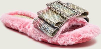 Kurt Geiger - Klapki damskie na lato ze sklepu: Gomez Fashion Store w kategorii: Klapki damskie - zdjęcie 874714-BD9-10338_KG261W000205030