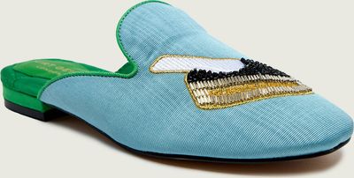 Klapki damskie na lato Kurt Geiger ze sklepu: Gomez Fashion Store w kategorii: Klapki damskie - zdjęcie 874714-BD9-10338_KG261W000226081