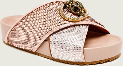 Klapki damskie na lato Kurt Geiger ze sklepu: Gomez Fashion Store w kategorii: Klapki damskie - zdjęcie 874714-BD9-10338_KG261W000232030