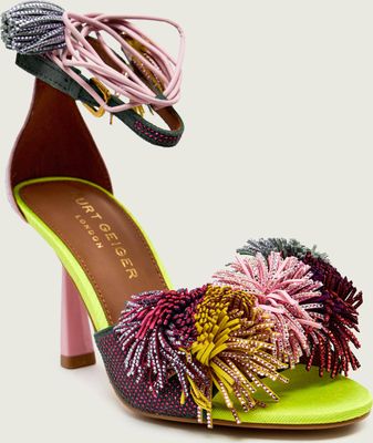 Sandały damskie na wiosnę Kurt Geiger ze sklepu: Gomez Fashion Store w kategorii: Sandały damskie - zdjęcie 874714-BD9-10338_KG261W000244026