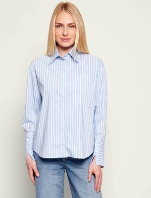 Koszula damska na wiosnę Patrizia Pepe ze sklepu: Gomez Fashion Store w kategorii: Koszule damskie - zdjęcie 874714-BD9-10338_PK261W000019584