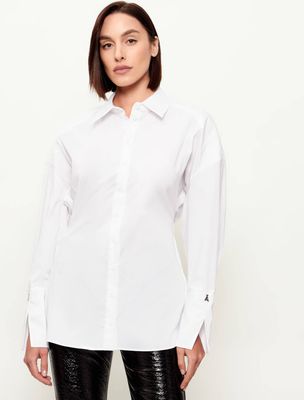 Patrizia Pepe - Koszula damska na wiosnę ze sklepu: Gomez Fashion Store w kategorii: Koszule damskie - zdjęcie 874714-BD9-10338_PK261W000020099