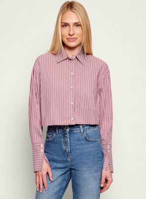 Koszula damska casual Patrizia Pepe ze sklepu: Gomez Fashion Store w kategorii: Koszule damskie - zdjęcie 874714-BD9-10338_PK261W000023587