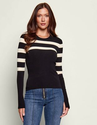Patrizia Pepe - Sweter damski ze sklepu: Gomez Fashion Store w kategorii: Swetry damskie - zdjęcie 874714-BD9-10338_PK261W000030582