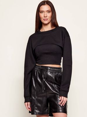 Bluza damska Patrizia Pepe ze sklepu: Gomez Fashion Store w kategorii: Bluzy damskie - zdjęcie 874714-BD9-10338_PK261W000033049