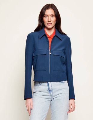 Kurtka damska casual Patrizia Pepe ze sklepu: Gomez Fashion Store w kategorii: Kurtki damskie - zdjęcie 874714-BD9-10338_PK261W000044586