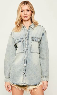 Koszula damska casual One Teaspoon ze sklepu: Gomez Fashion Store w kategorii: Koszule damskie - zdjęcie 874714-BD9-10338_OE261W000024042