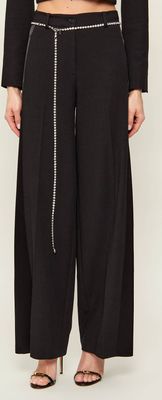 Spodnie damskie wiosenne Pinko ze sklepu: Gomez Fashion Store w kategorii: Spodnie damskie - zdjęcie 874714-BD9-10338_PI261W000002099