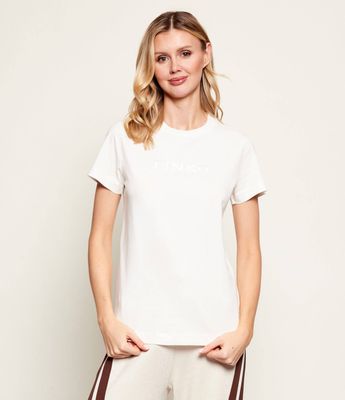Bluzka damska wiosenna Pinko ze sklepu: Gomez Fashion Store w kategorii: Bluzki damskie - zdjęcie 874714-BD9-10338_PI261W000007005