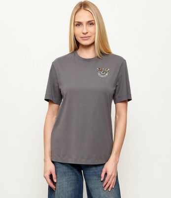 Pinko - Bluzka damska casual ze sklepu: Gomez Fashion Store w kategorii: Bluzki damskie - zdjęcie 874714-BD9-10338_PI261W000011E23