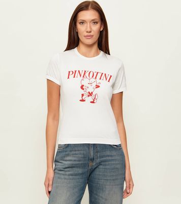 Pinko - Bluzka damska w stylu młodzieżowym ze sklepu: Gomez Fashion Store w kategorii: Bluzki damskie - zdjęcie 874714-BD9-10338_PI261W000015162