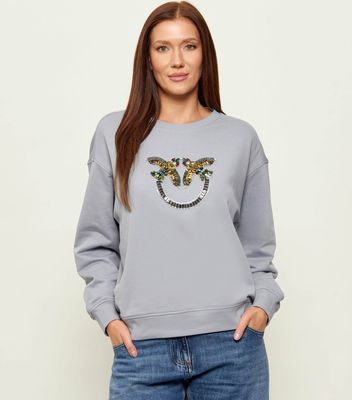 Bluza damska na jesień Pinko ze sklepu: Gomez Fashion Store w kategorii: Bluzy damskie - zdjęcie 874714-BD9-10338_PI261W000022E21