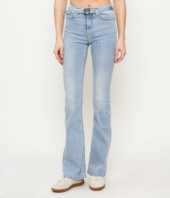 Jeansy damskie Pinko ze sklepu: Gomez Fashion Store w kategorii: Jeansy damskie - zdjęcie 874714-BD9-10338_PI261W000034289