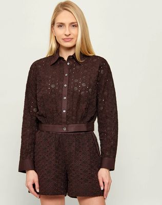 Koszula damska casualowa na wiosnę Pinko ze sklepu: Gomez Fashion Store w kategorii: Koszule damskie - zdjęcie 874714-BD9-10338_PI261W000077768