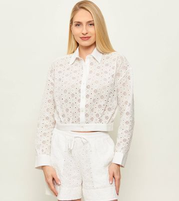 Koszula damska na wiosnę Pinko ze sklepu: Gomez Fashion Store w kategorii: Koszule damskie - zdjęcie 874714-BD9-10338_PI261W000077005