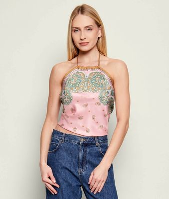 Bluzka damska Pinko ze sklepu: Gomez Fashion Store w kategorii: Bluzki damskie - zdjęcie 874714-BD9-10338_PI261W000194E41