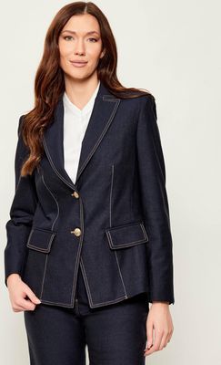Marynarka na jesień Marc Cain ze sklepu: Gomez Fashion Store w kategorii: Marynarki damskie - zdjęcie 874714-BD9-10338_CR261W000001394
