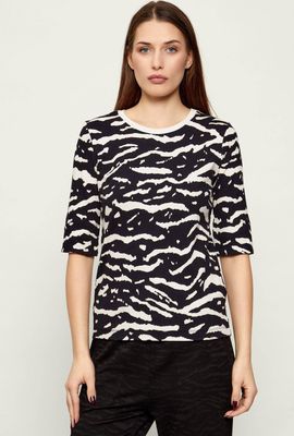 Marc Cain - Bluzka damska młodzieżowa ze sklepu: Gomez Fashion Store w kategorii: Bluzki damskie - zdjęcie 874714-BD9-10338_CR261W000027900