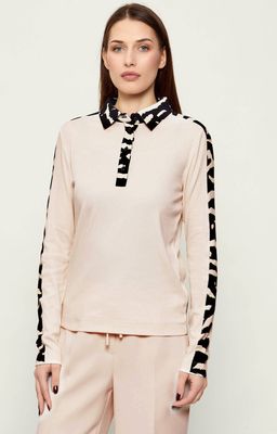 Bluzka damska casual na wiosnę Marc Cain ze sklepu: Gomez Fashion Store w kategorii: Bluzki damskie - zdjęcie 874714-BD9-10338_CR261W000047900