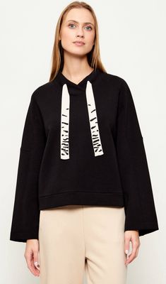 Bluza damska wiosenna Marc Cain ze sklepu: Gomez Fashion Store w kategorii: Bluzy damskie - zdjęcie 874714-BD9-10338_CR261W000053900
