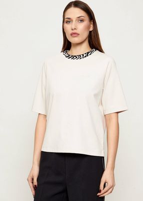 Bluzka damska casual Marc Cain ze sklepu: Gomez Fashion Store w kategorii: Bluzki damskie - zdjęcie 874714-BD9-10338_CR261W000056153
