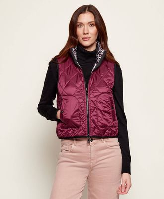Kamizelka damska na wiosnę casualowa Marc Cain ze sklepu: Gomez Fashion Store w kategorii: Kamizelki damskie - zdjęcie 874714-BD9-10338_CR261W000073293
