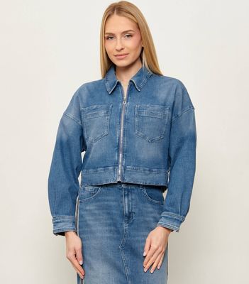 Marc Cain - Kurtka damska na wiosnę casual ze sklepu: Gomez Fashion Store w kategorii: Kurtki damskie - zdjęcie 874714-BD9-10338_CR261W000079353