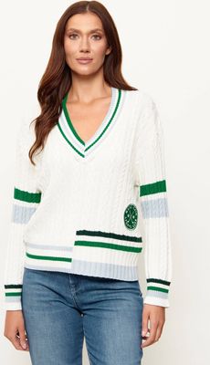 Sweter damski na wiosnę Marc Cain ze sklepu: Gomez Fashion Store w kategorii: Swetry damskie - zdjęcie 874714-BD9-10338_CR261W000105110
