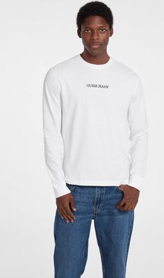 T-shirt męski wiosenny Guess Jeans ze sklepu: Gomez Fashion Store w kategorii: T-shirty męskie - zdjęcie 874714-BD9-10338_GE261M000005F11