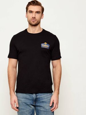 T-shirt męski casual Guess Jeans ze sklepu: Gomez Fashion Store w kategorii: T-shirty męskie - zdjęcie 874714-BD9-10338_GE261M000010058