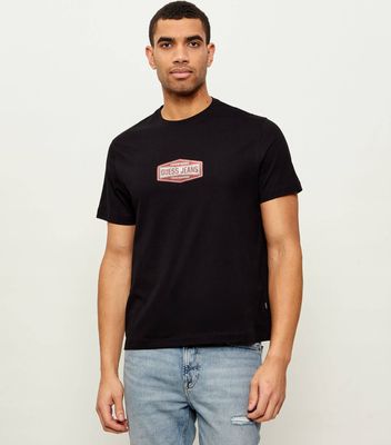 T-shirt męski w stylu młodzieżowym Guess Jeans ze sklepu: Gomez Fashion Store w kategorii: T-shirty męskie - zdjęcie 874714-BD9-10338_GE261M000011058