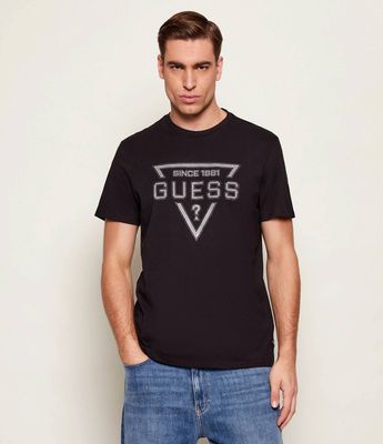 Guess - T-shirt męski w stylu młodzieżowym ze sklepu: Gomez Fashion Store w kategorii: T-shirty męskie - zdjęcie 874714-BD9-10338_GJ261M000009058