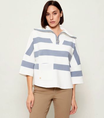 Sweter damski casual Joseph Ribkoff ze sklepu: Gomez Fashion Store w kategorii: Swetry damskie - zdjęcie 874714-BD9-10338_RJ261W000008008