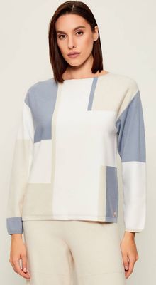 Sweter damski na wiosnę casualowy Joseph Ribkoff ze sklepu: Gomez Fashion Store w kategorii: Swetry damskie - zdjęcie 874714-BD9-10338_RJ261W000012009