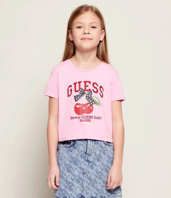 Guess - Bluzka dziewczęca letnia ze sklepu: Gomez Fashion Store w kategorii: Bluzki dziewczęce