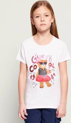 Guess - Bluzka dziewczęca na lato ze sklepu: Gomez Fashion Store w kategorii: Bluzki dziewczęce