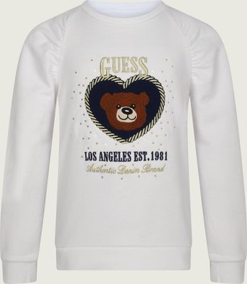Bluza dziewczęca z nadrukami wiosenna Guess ze sklepu: Gomez Fashion Store w kategorii: Bluzy dziewczęce
