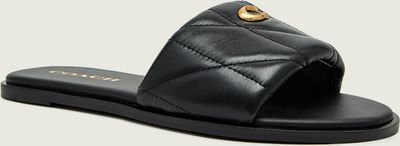 Klapki damskie na lato Coach ze sklepu: Gomez Fashion Store w kategorii: Klapki damskie - zdjęcie 874714-BD9-10338_CN261W000042080