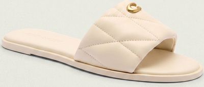 Klapki damskie letnie Coach ze sklepu: Gomez Fashion Store w kategorii: Klapki damskie - zdjęcie 874714-BD9-10338_CN261W000042144
