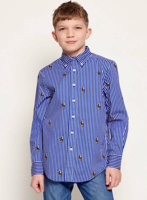 Koszula chłopięca wiosenna Polo Ralph Lauren ze sklepu: Gomez Fashion Store w kategorii: Koszule chłopięce