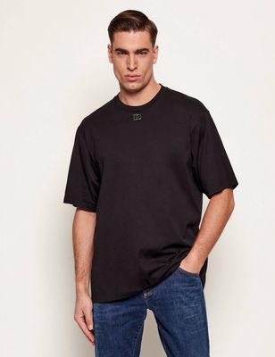 T-shirt męski na wiosnę Dolce & Gabbana ze sklepu: Gomez Fashion Store w kategorii: T-shirty męskie - zdjęcie 874714-BD9-10338_DG261M000001070