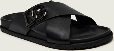 Klapki męskie na lato Dolce & Gabbana ze sklepu: Gomez Fashion Store w kategorii: Klapki męskie - zdjęcie 874714-BD9-10338_DG261M000018120