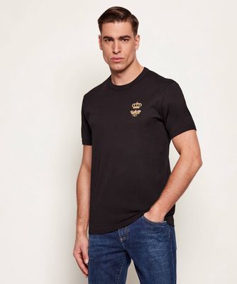 T-shirt męski casual Dolce & Gabbana ze sklepu: Gomez Fashion Store w kategorii: T-shirty męskie - zdjęcie 874714-BD9-10338_DG261M000048070
