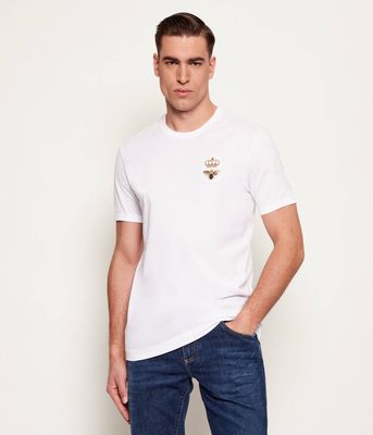 T-shirt męski wiosenny Dolce & Gabbana ze sklepu: Gomez Fashion Store w kategorii: T-shirty męskie - zdjęcie 874714-BD9-10338_DG261M000048068