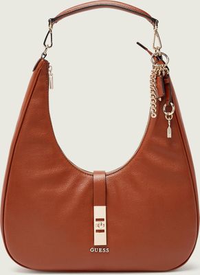 Torebka hobo elegancki Guess ze sklepu: Gomez Fashion Store w kategorii: Torebki hobo - zdjęcie 874714-BD9-10338_GU261W000050031