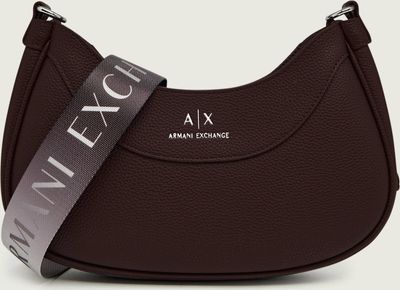 Torebka hobo elegancki Armani Exchange ze sklepu: Gomez Fashion Store w kategorii: Torebki hobo - zdjęcie 874714-BD9-10338_AX262W000015J74