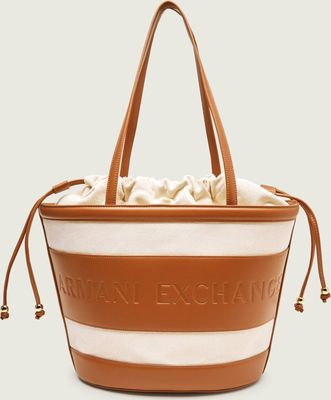 Armani Exchange - Shopper bag wakacyjna ze sklepu: Gomez Fashion Store w kategorii: Torby Shopper bag - zdjęcie 874714-BD9-10338_AX262W000034J80